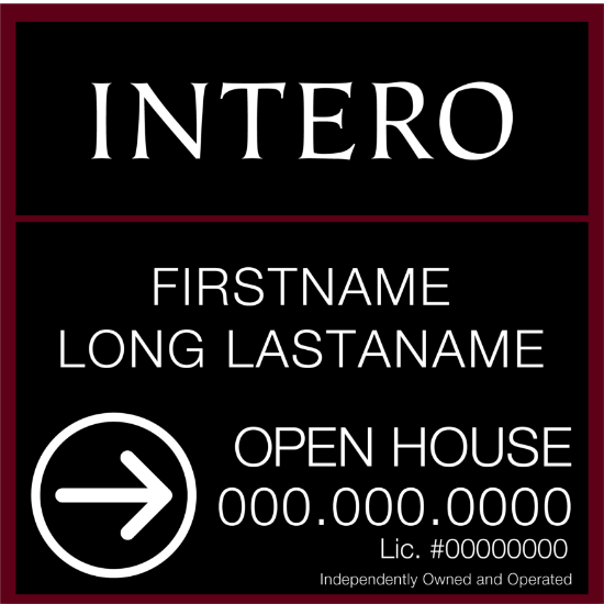 Picture of [OLD] INTERO 24"x24" IFS O.H. White Ultra Frame - Two Line