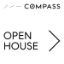Picture of Compass 24"x24" O.H. White Metal Frame - Generic White Sign A