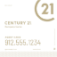Picture of Century 21 24"x24" Yard - White Sign B