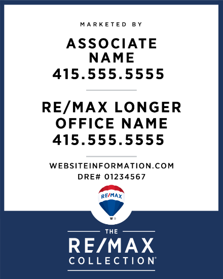 Picture of RE/MAX Collection 24"x30" Yard - Longer Office Name