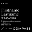 Picture of Compass 24"x24" Yard - Black Sign A